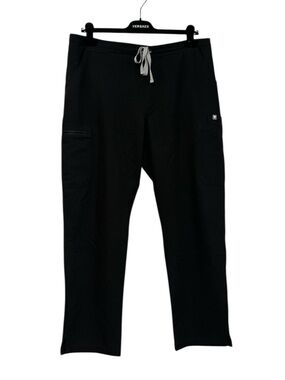FIGS Yola Scrub Pants in Black